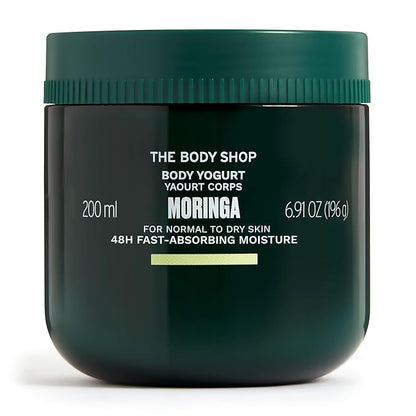 The Body Shop Moringa Body Yogurt, 48hr Moisturizer, 100% Vegan, 6.98 Fl.Oz