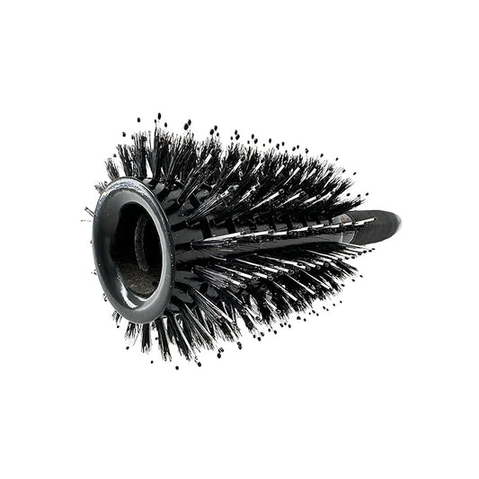 Phillips Brush Luxe Monster Vent 3 Poly-Tipped Professional Hair Brush (3.5” Diameter Barrel) – Black & Rose Gold Vented Hairbrush, Mixed Boar Hair & Poly-Tipped Nylon Bristles