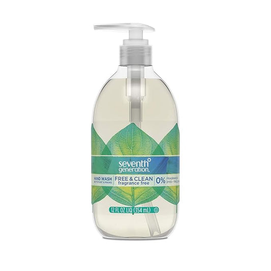 Seventh Generation Hand Wash, Free and Clear, 12 Ounce