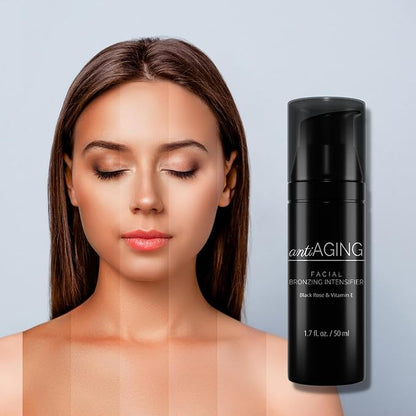 Onyx Anti-Aging Indoor Face Tanning Lotion - Accelerates Tanning, Hydrates & Protects Skin Aging, Intense Tanning Moisturizer, 1.7 fl oz