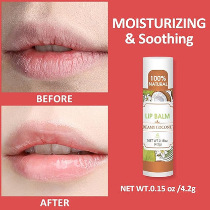 128 Pack Lip Balm, Natural Lip