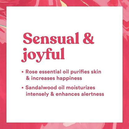 ASUTRA Dead Sea Salt Essential Oil Body Scrub Exfoliator (Sensual Rose), 16 oz - Ultra Hydrating, Gentle, & Moisturizing - Coconut, Rose, and Sandalwood Oils