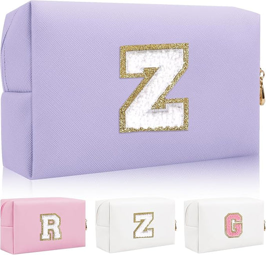Personalized initial letter patch makeup