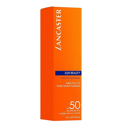 Lancaster Sun Beauty Dry Oil Fast Tan Optimizer SPF 50, 5 Ounce