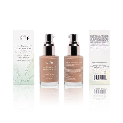 100% PURE Water Foundation Full Coverage Hydrating Makeup, Fl Oz