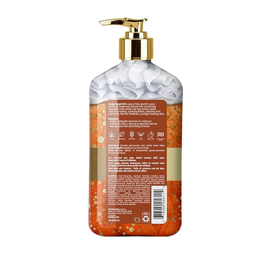 Hempz Limited Edition Pumpkin Spice & Vanilla Chai Herbal Body Lotion, for men or women, vegan and gluten free, 17 oz