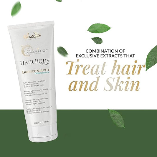 Sweet Professional Cronology Hair Body Cream - Hydration Mask , Elasticity Treatment - 200g/7.05oz - Cruelty Free - Beauty & Personal Care - Brazilian Hair Products for Women and Men