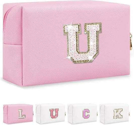 Personalized initial letter patch makeup