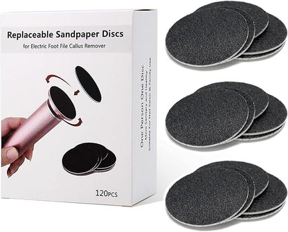 120pcs replaceable sandpaper refill discs