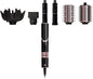 Shark FlexStyle Hair Dryer & Powerful Styling System with 6-Piece Hair Styling Tools, Paddle Brush, Curl-Defining Hair Diffuser, Auto-Wrap Curlers, Styling Concentrator, Oval Brush &, Black, HD440BK
