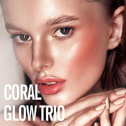 KIMUSE Multi Stick Trio Face Makeup, Cream Blush All Skin