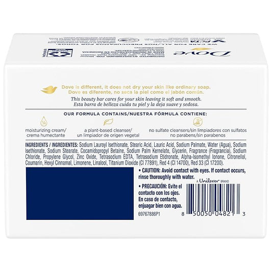 Dove Soap, Pink Beauty Bar 3-Pack (12 Soap Bars) – 3-in-1 Moisturizing Face, Body & Hand Soap, 4.75 Oz Ea