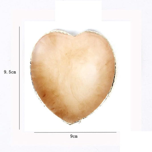 AKOAK 1 Pack Nail Heart Shape Resin Palette