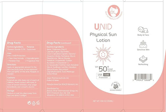 Physical Sun Lotion (50ml), Natural