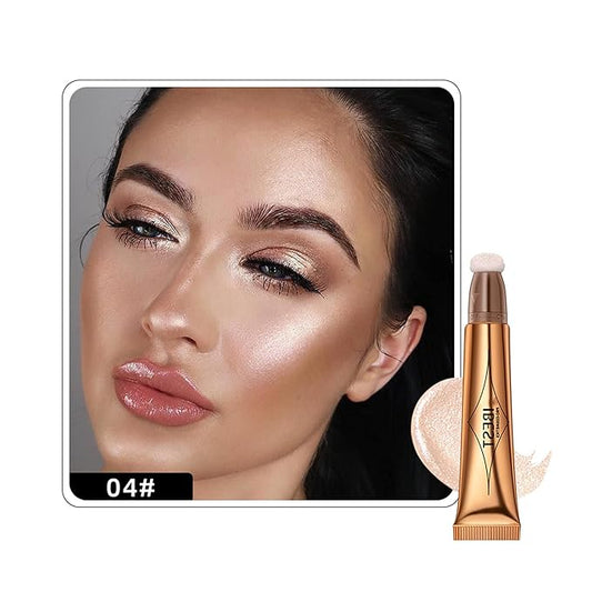 MAEPEOR Liquid Highlighter Stick Pearl White Cream Liquid Pearl White)
