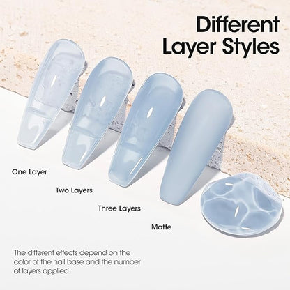 Gellen Baby Blue Gel Nail