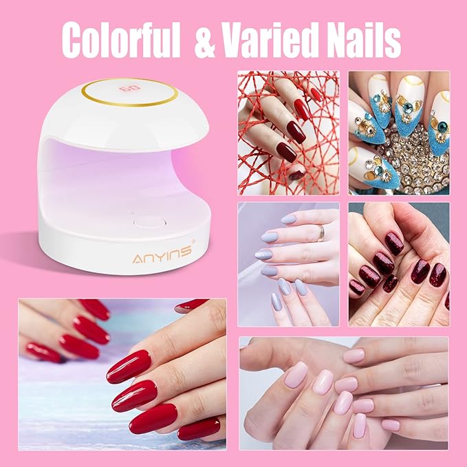 Mini uv light for gel