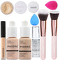 PHOERA Foundation,PHOERA Concealer,PHOERA Makeup Foundation Full Coverage Up Porcelain+102 Nude)