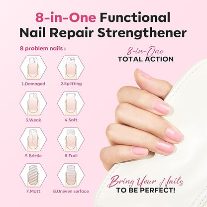 modelones Nail Strengthener, 8-in-One Nail
