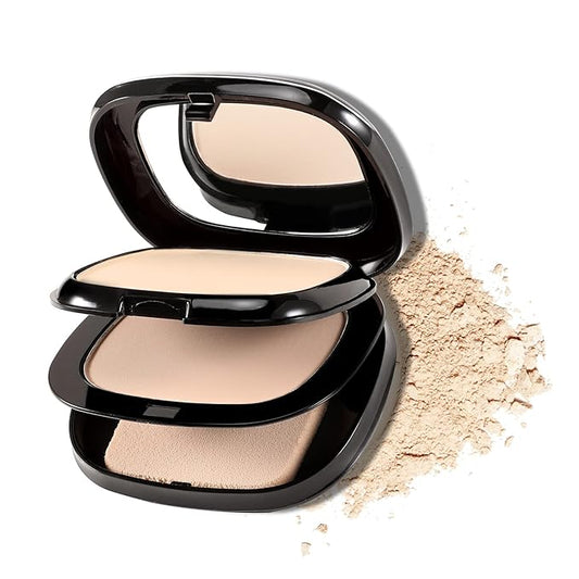 Boobeen Pressed Powder, Light Shade, Long-Lasting Matte Finish, 2 L