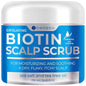 Biotin Scalp Scrub - Exfoliator Treatment for Dry Hair and Itchy, Flaky Scalps - Intense Moisturizer and Detox Cleanser for Build Up Relief - Anti Dandruff Mask with Tea Tree Oil for Women and Men