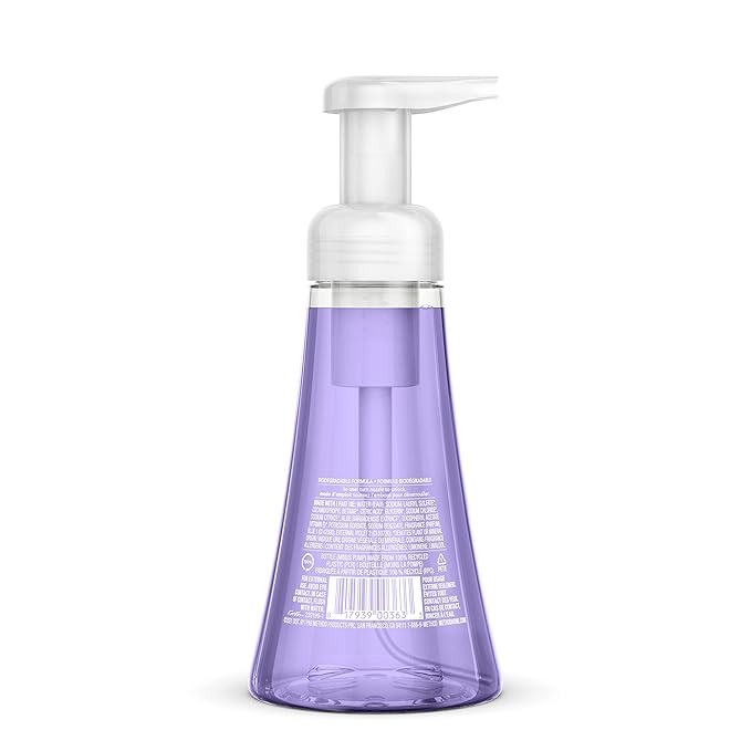 Method Foaming Hand Soap, French Lavender, Biodegradable Formula, 10 Fl Oz (Pack of 6)