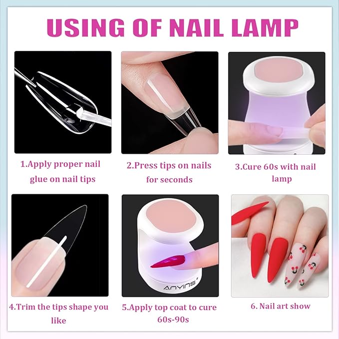Mini uv light for gel