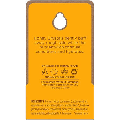 Burt's Bees Conditioning Honey Lip Scrub, Exfoliates & Conditions Dry Lips, with Honey Crystals, Use with Overnight Intense Treatment, Natural Origin Care, 0.25 oz.