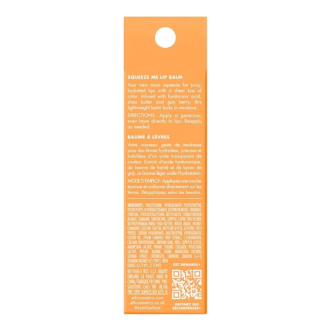 e.l.f. Squeeze Me Lip Balm, Moisturizing