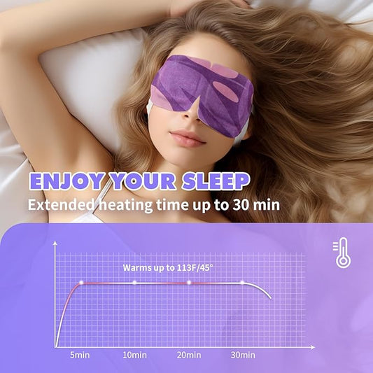 18 packs lavender steam eye