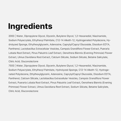 medicube Zero Exosome Shot 7,500 PPM Spicule Facial Serum | Liquid Skin Booster Serum | Exosome, AHA+BHA+PHA | Pore Care, Dead Skin Cells, Skin Texture | Korean Skin Care 1.01 fl.oz