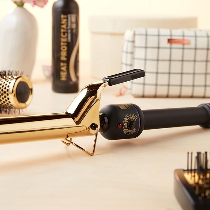 Hot Tools 1" Curling Iron for Beginners | Long-Lasting Results, Defined Curls and Easy to Use with Temperature Control for All Hair Types up to 430℉