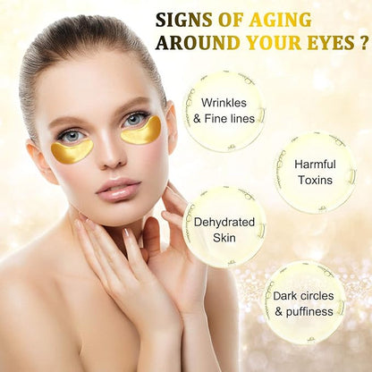 Avjone 24k gold eye mask
