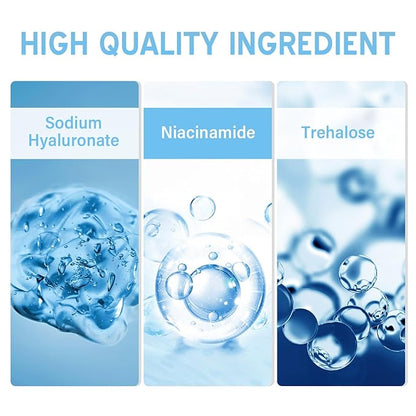 Stem Cell Serum for Face, 2 Count Microneedling Serum, Stem Cell Solution Ampoule to Use with and without Micro Needling, Anti Aging & Smooth Wrinkles