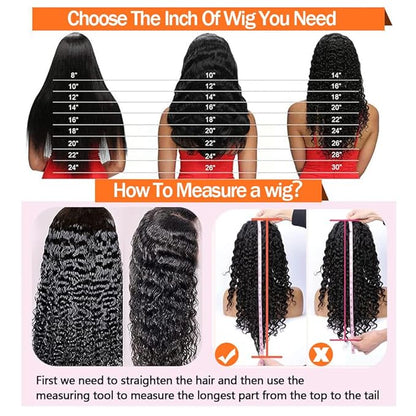 CHEETAHBEAUTY #4/27 Ombre Highlight Deep Wave 13X6 HD Transparent Lace Front Wigs Brazilian Deep Curly Human Hair Wigs for Black Women Pre Plucked with Baby Hair 250% Density(22inch)