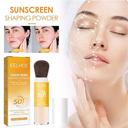 2Pcs Setting Powder, SPF 50,Translucent,Matte Finish Oil Control,Breathable,Lightweight,Mineral