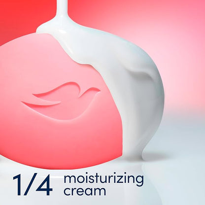 Dove Beauty Bar Soap Rejuvenating Pomegranate & Hibiscus Tea 6 Count for Revitalized Skin, Refreshes Skin 3.75 oz