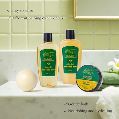 Spa Gift Baskets for Women Birthday Gifts for Mom, Thank you gifts for women Unique Spa Kit Set for Teen Girls Tote Bag Spa Self Care Gift, Eucalyptus & Mint Gift Bag, Spa Gifts Luxury Bath & Shower