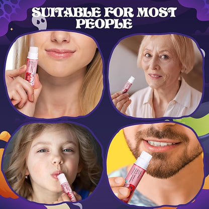 Dmsky Halloween Lip Balm,10 Flavors Natural Lip Balm in Bulk, Moisturizing Lip Balm Stocking Dry Lips, Men Women Kids Party Gifts, Lip Care Set 88 count （4.2g/0.15 Oz)