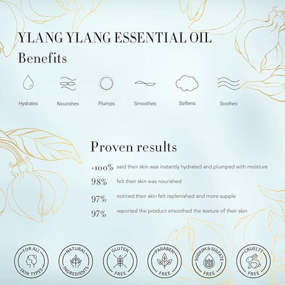Father's Day Gift, Spa Gift Set, 28pcs Ylang Ylang Facial Skin Care Set includes Face Cream, Bath Oil, Shower Accessories, Clay Mask. Body & Facial Kit for Women & Men, Birthday, Christmas, Dad, Mom