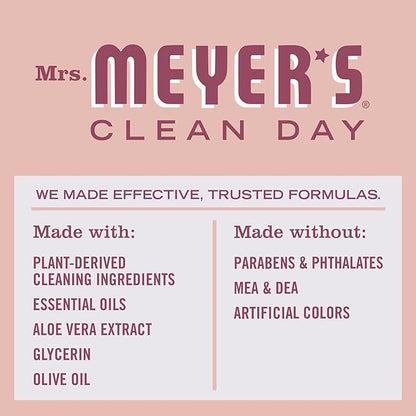 MRS. MEYER'S CLEAN DAY Liquid Hand Soap Rose (12.5 Fl Oz (Pack of 3))