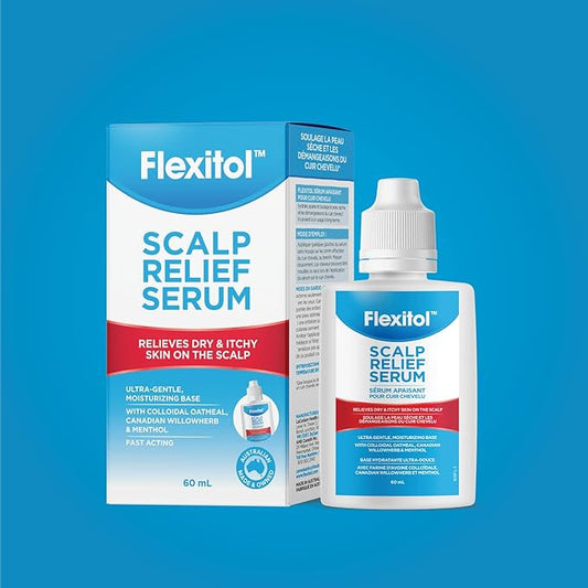 Flexitol Scalp Relief Serum for Itchy Scalp with 2% Colloidal Oatmeal, 2 Ounce