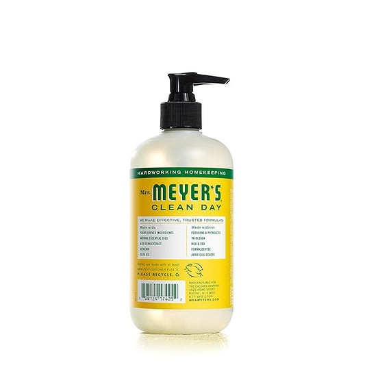MRS. MEYER'S CLEAN DAY Hand Soap, Made with Essential Oils, Biodegradable Formula, Honeysuckle, 12.5 fl. oz - Pack of 3