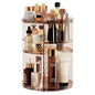 Rotating makeup organizer countertop, diy