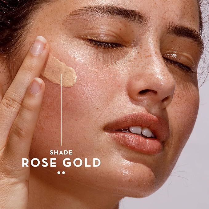 Glowing Skin Makeup Primer and Moisturizer - Vegan (Rose Gold)
