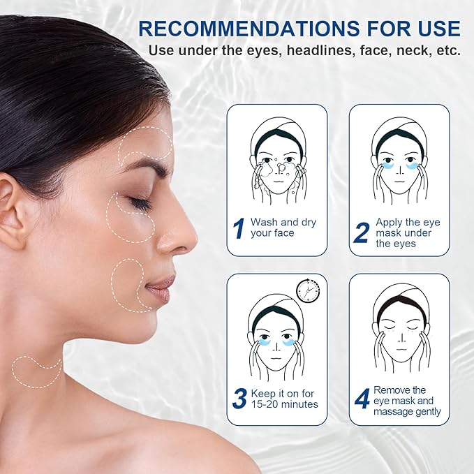 Hyaluronic acid under eye patches,