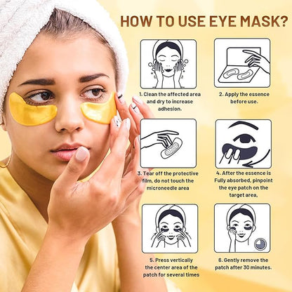 24k gold eye mask, 20