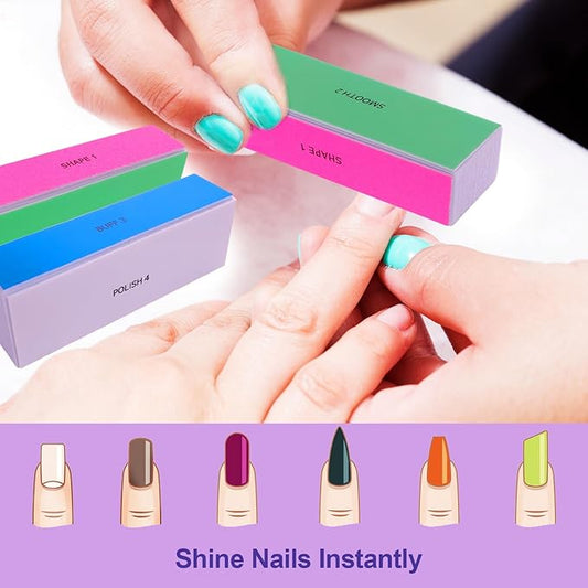 4 Way Nail Buffer Block