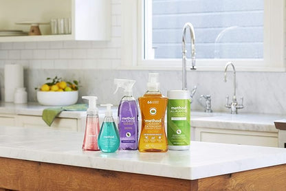 Method Men Body Wash, Sandalwood + Vetiver, Paraben and Phthalate Free, 18 FL Oz (Pack of 6)