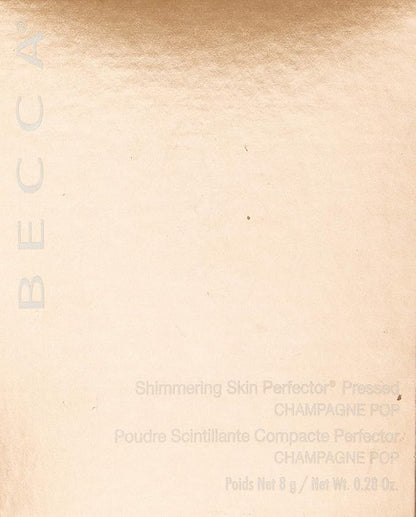 BECCA Shimmering Skin Perfector Pressed Highlighter, Champagne Pop Pearl, 0. 28 Oz